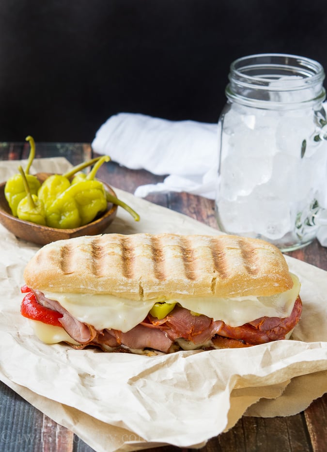 Spicy italian panini recipe