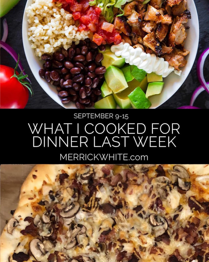 WEEKLY MENU SEPT 9