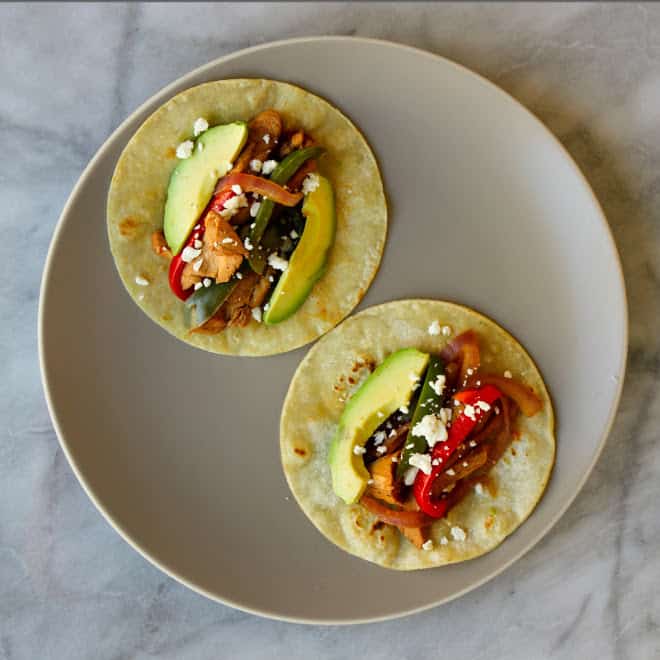 chicken fajitas