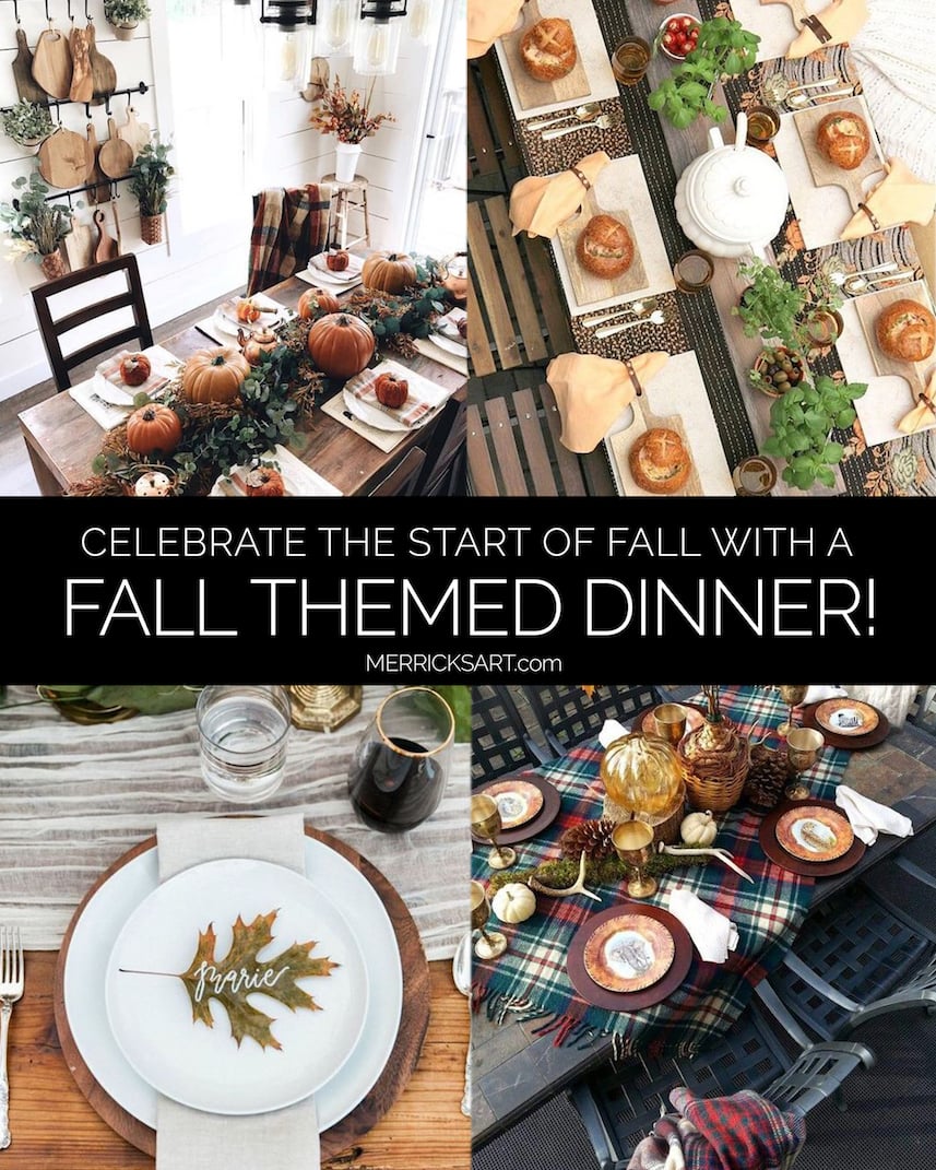 fall themed dinner ideas