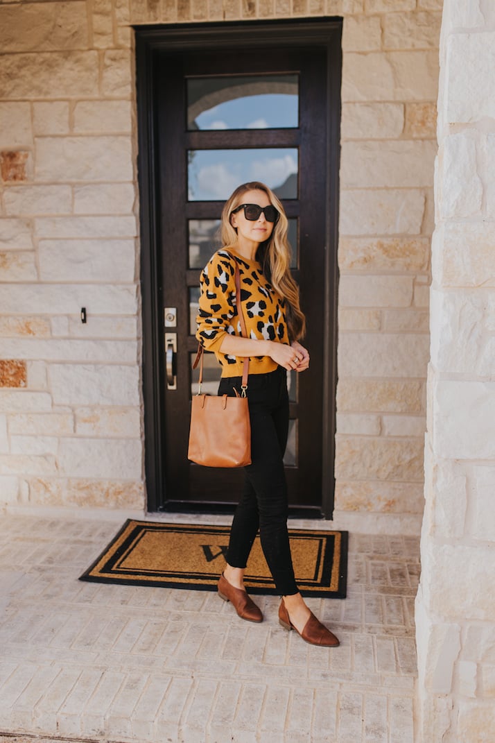 leopard sweater