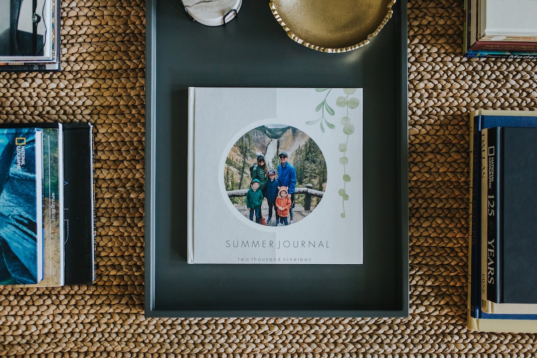 how to make a family photo book journal