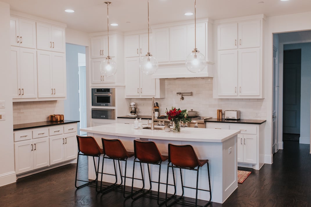 merrick's art kitchen and breakfast nook in our new home