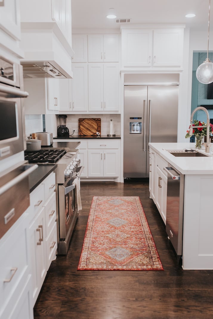merrick's art kitchen and breakfast nook in our new home