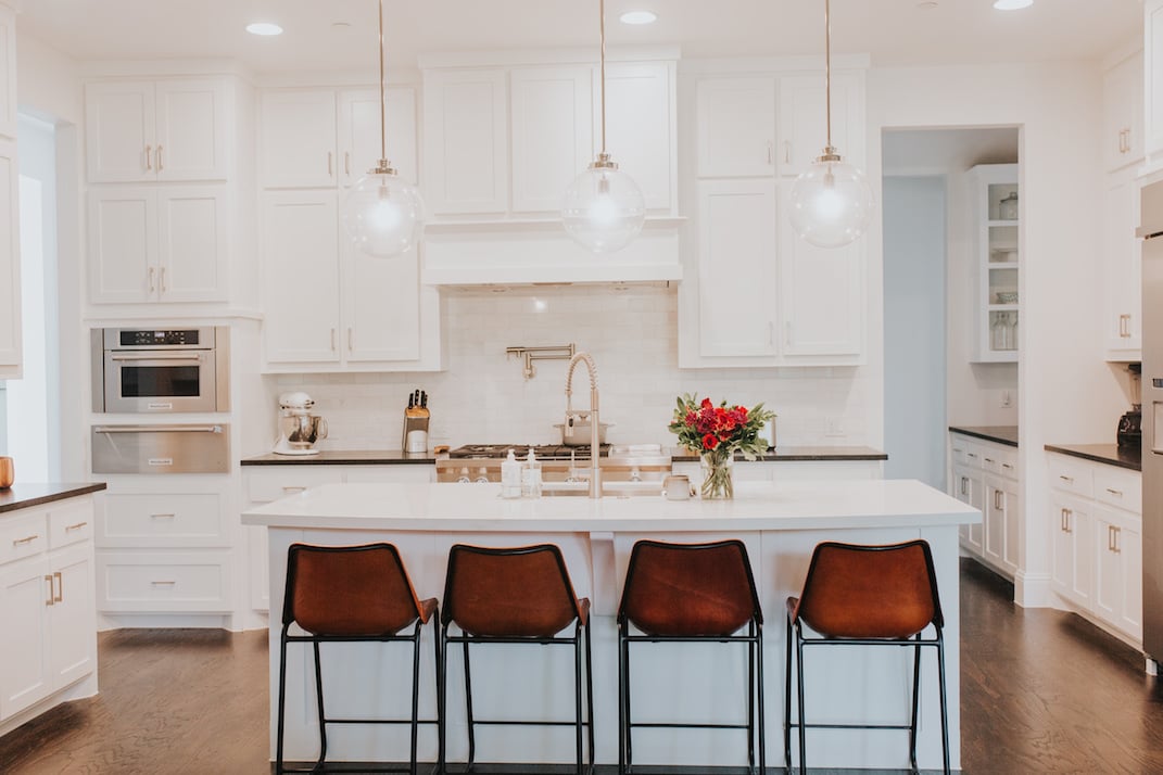 merrick's art kitchen and breakfast nook in our new home