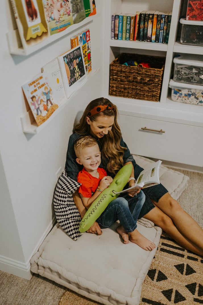 reading corner playroom