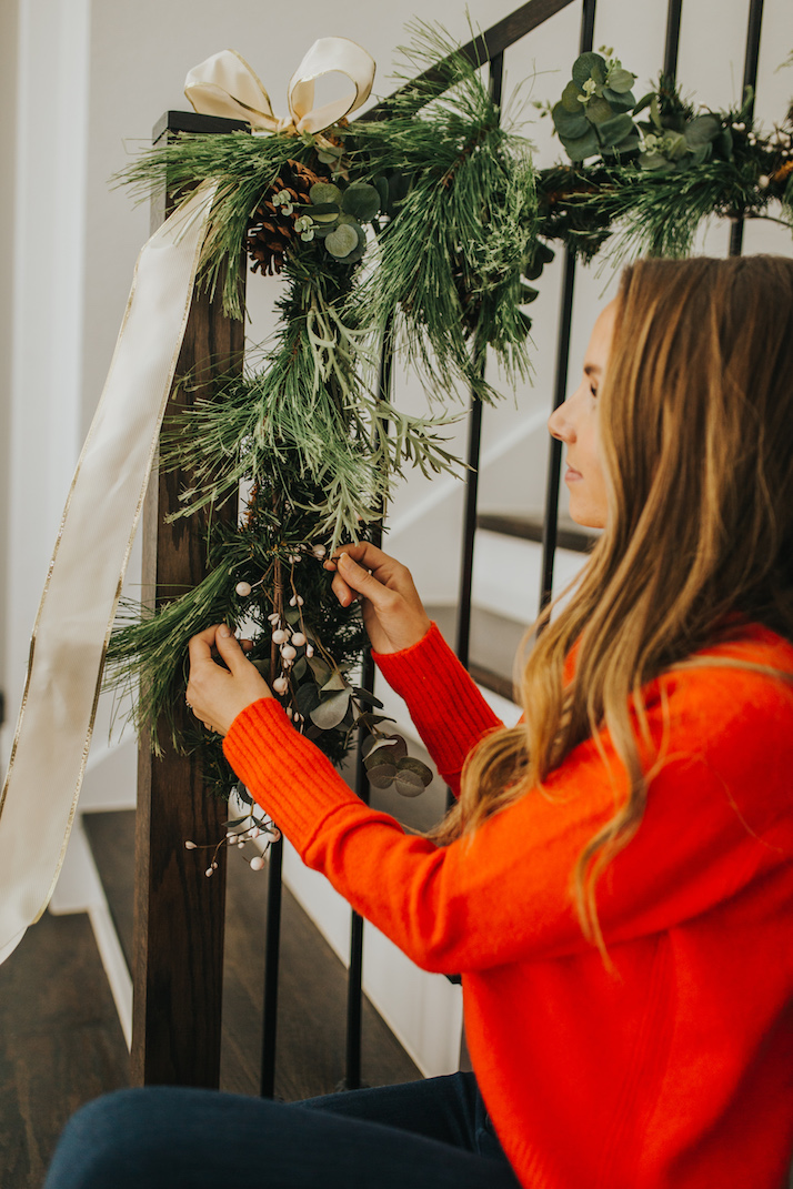 staircase garland