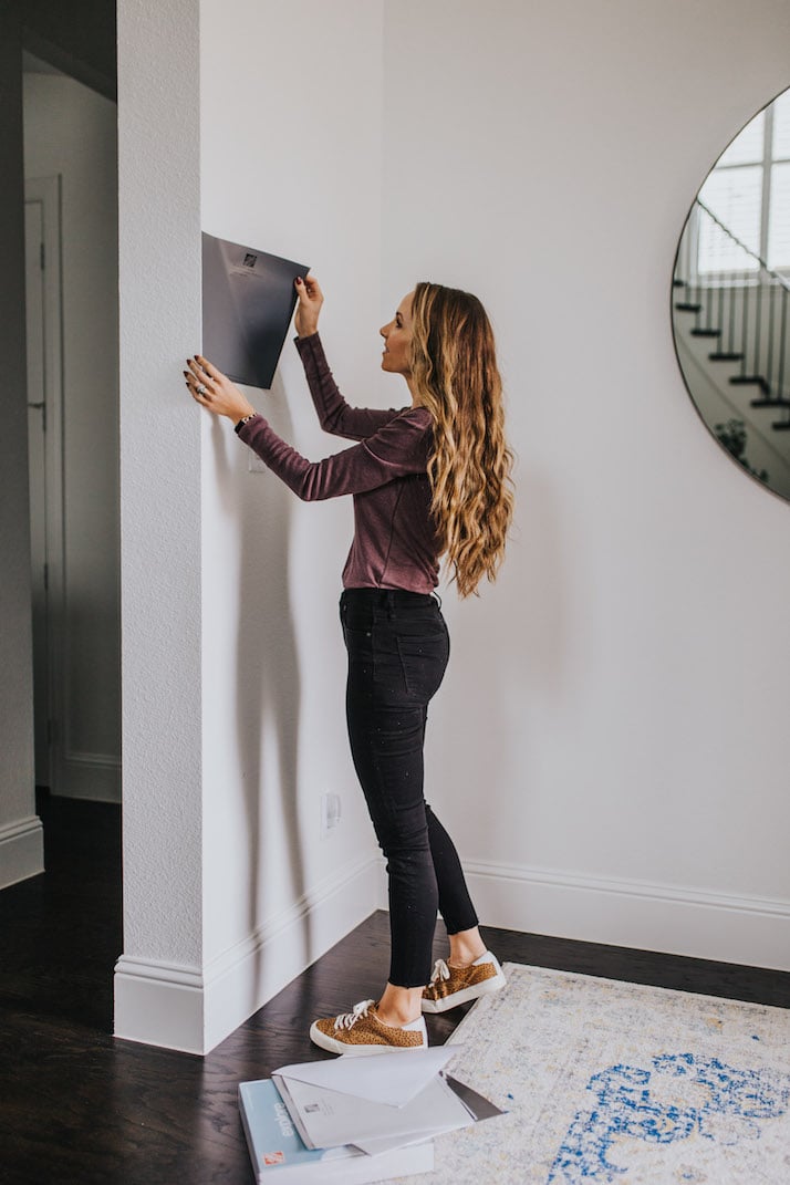 choosing paint colors gray
