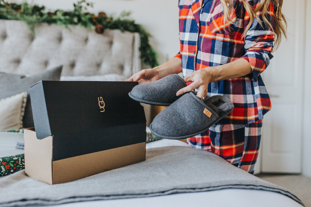 wrapping up ugg slippers for men