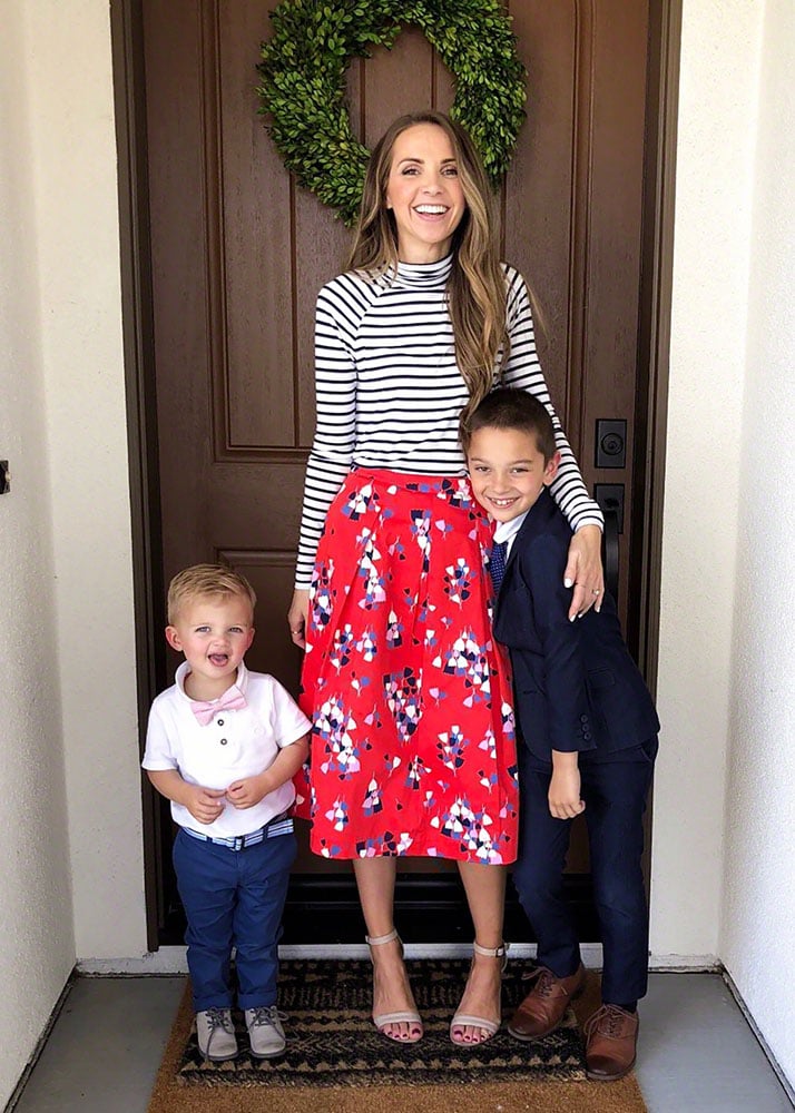 how to style a midi skirt