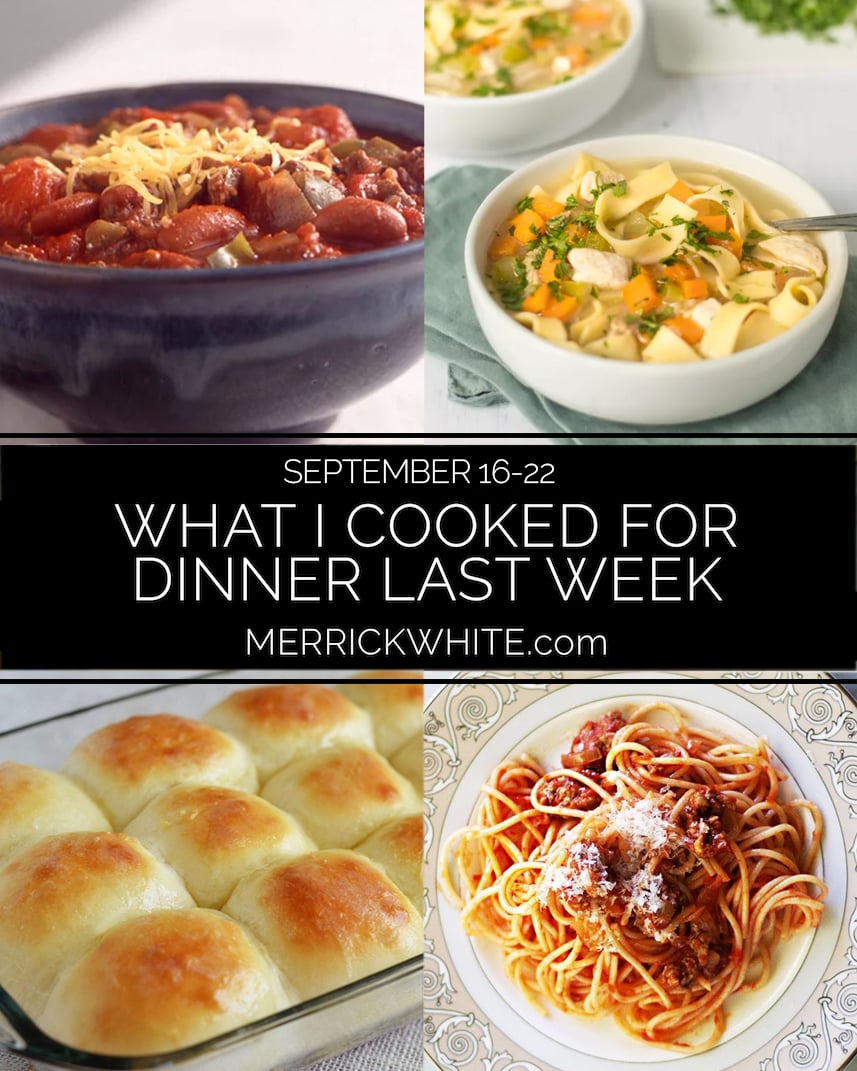 collage of dinner ideas