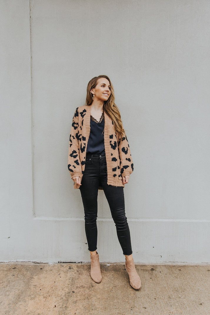 oversized cardigan outfit