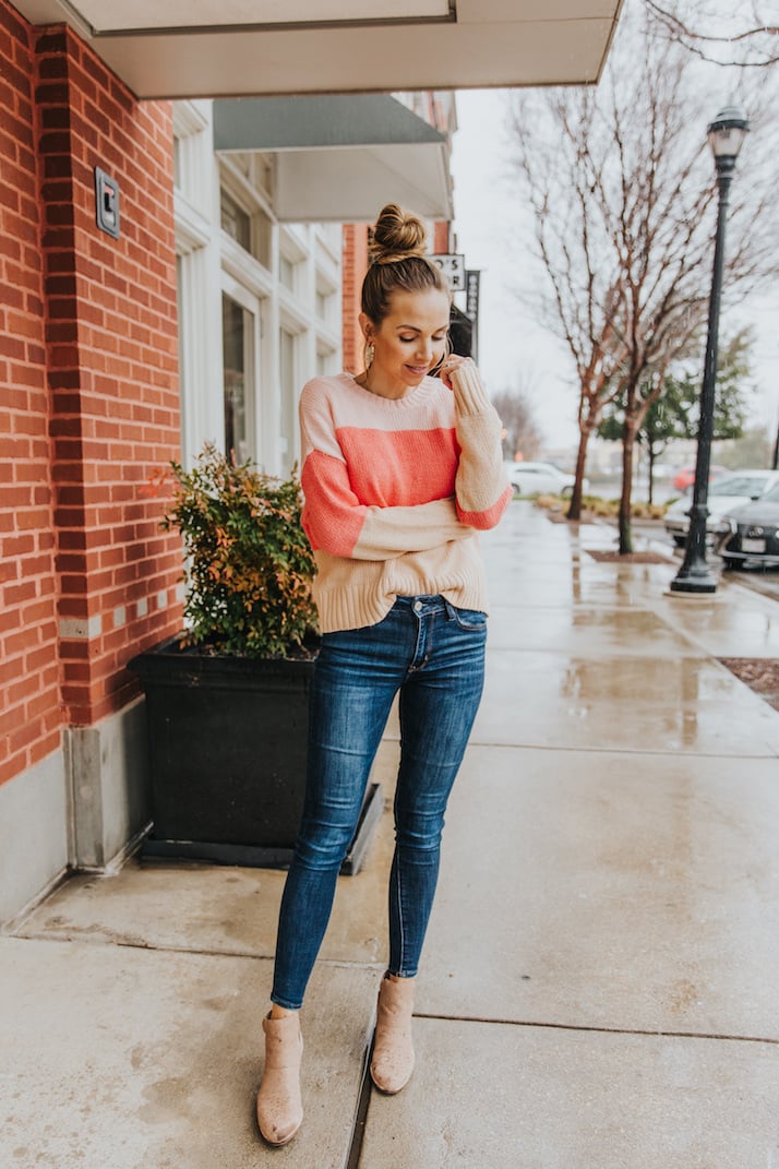 color block aerie sweater
