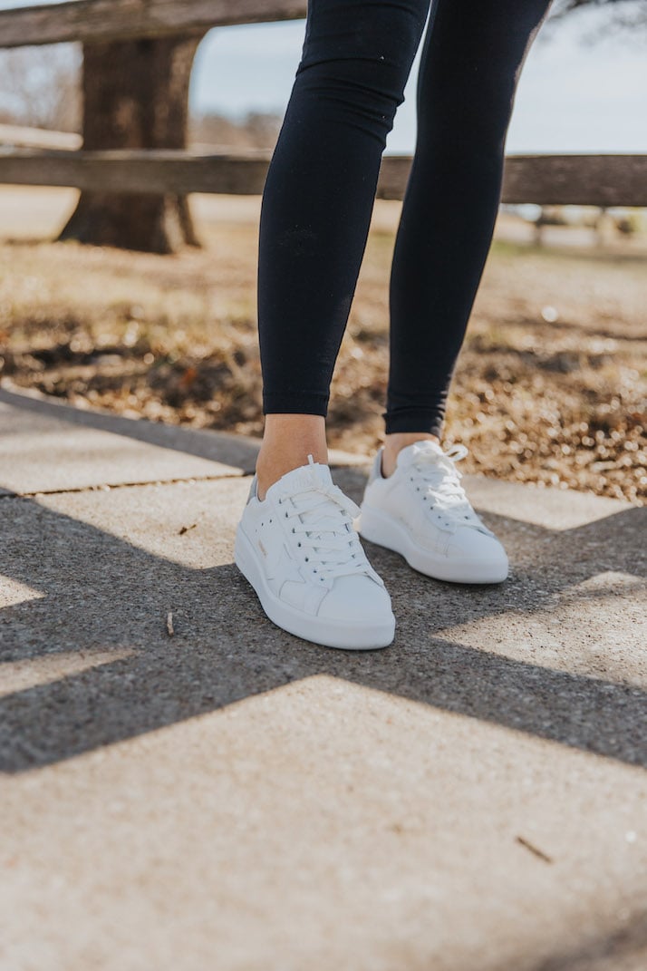 white golden goose sneakers