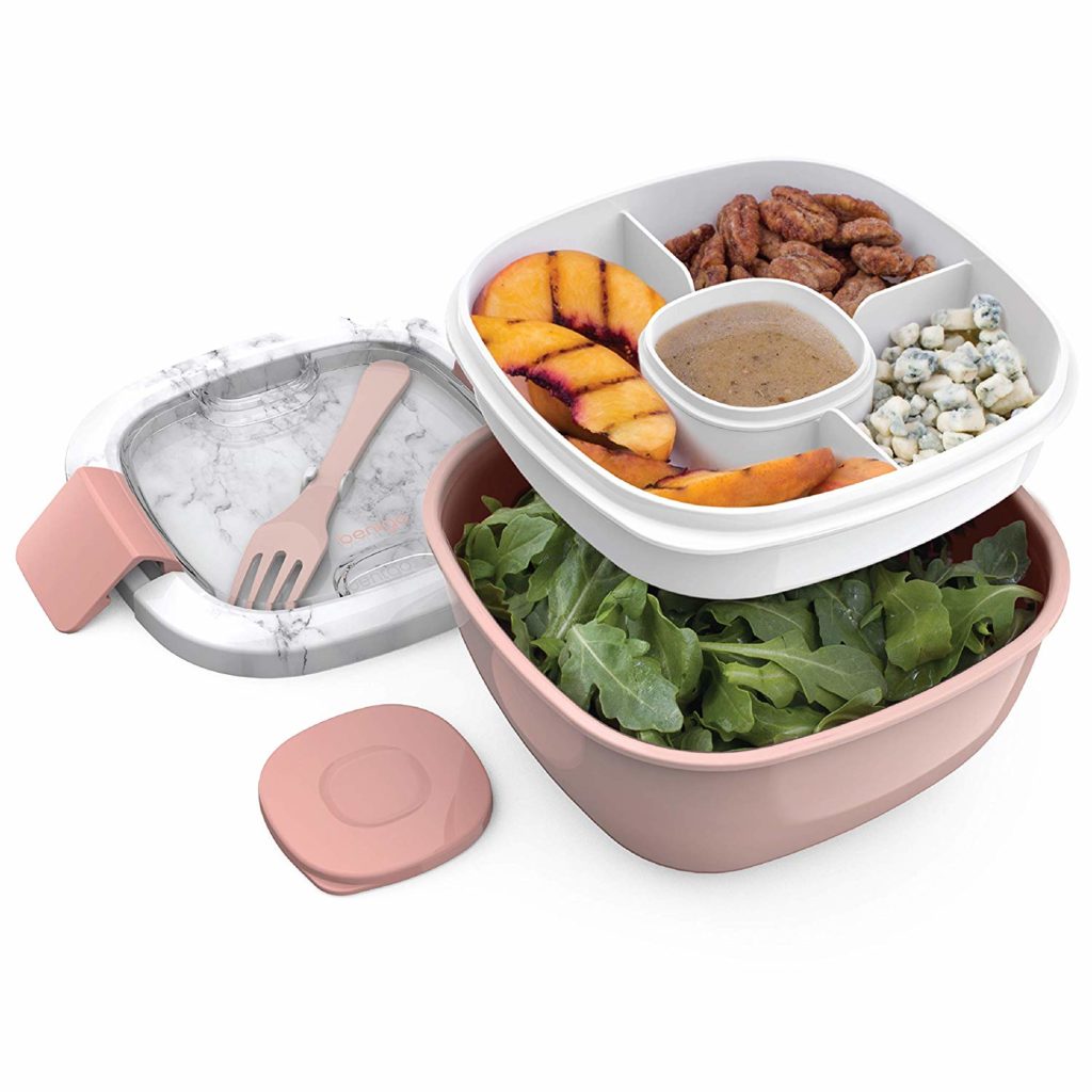 blush bentgo salad bowl