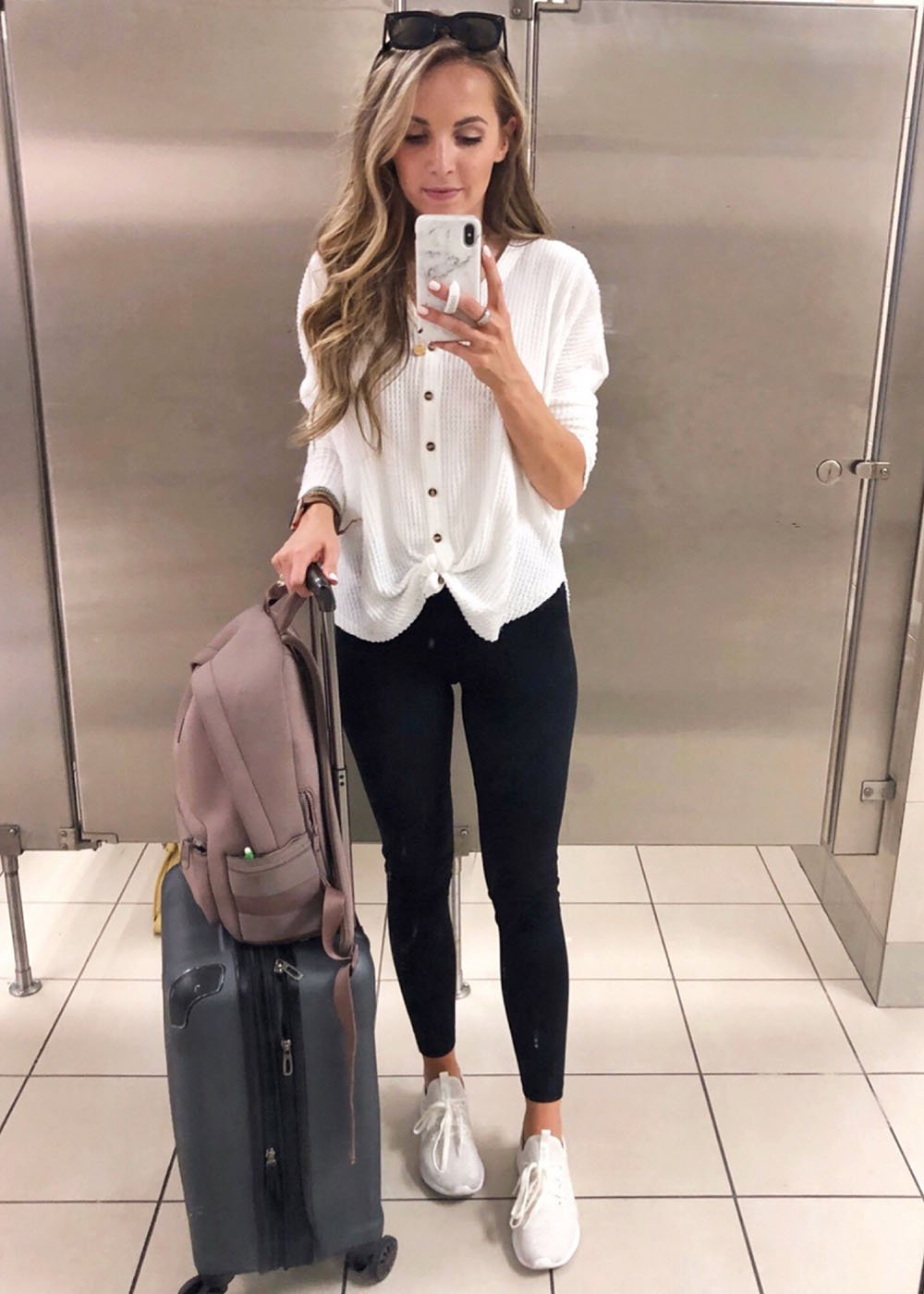 comfy travel outfit