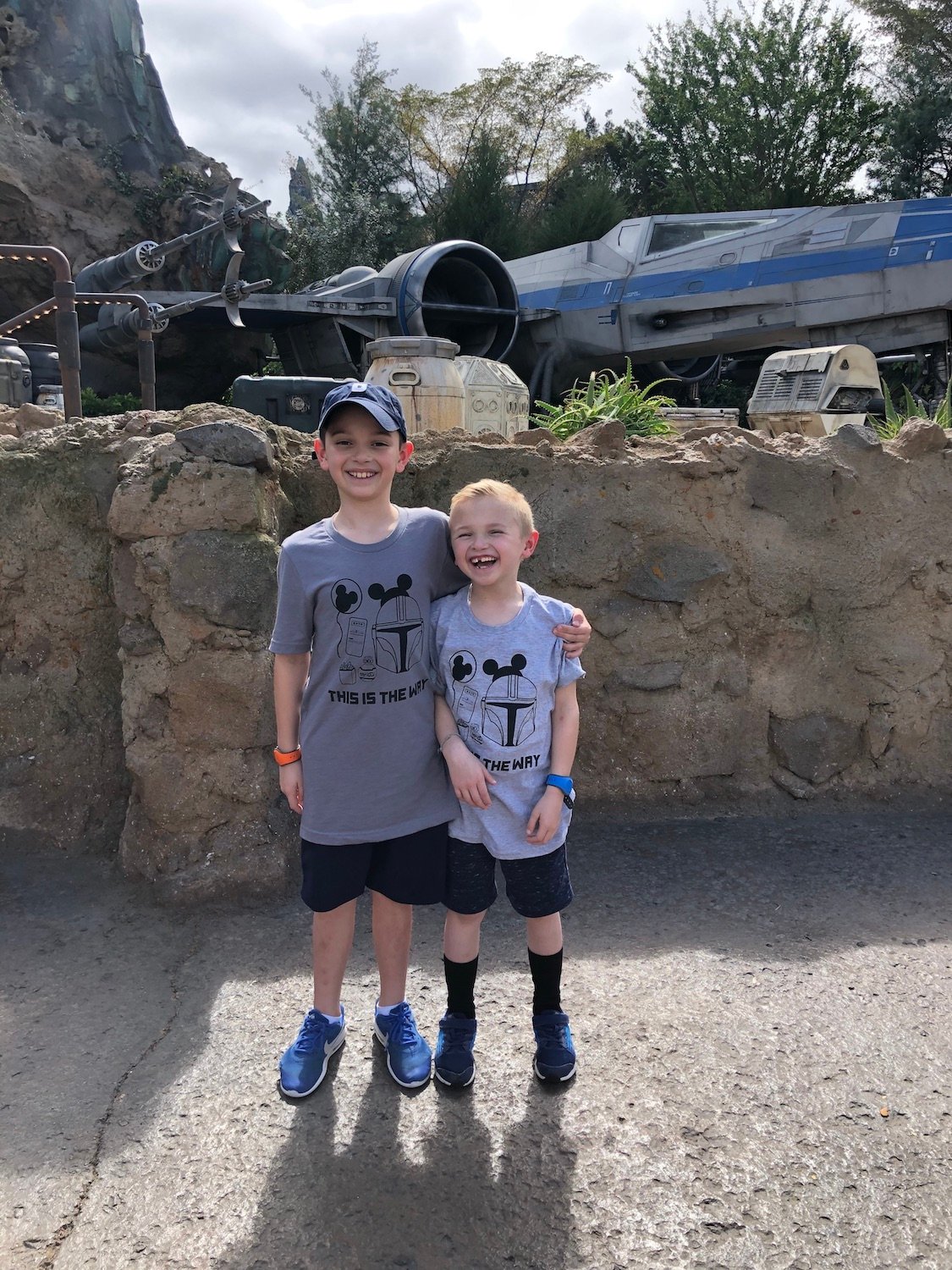cute disney world outfits boys at star wars land in disney world