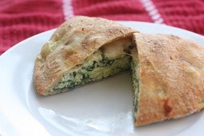 spinach calzones