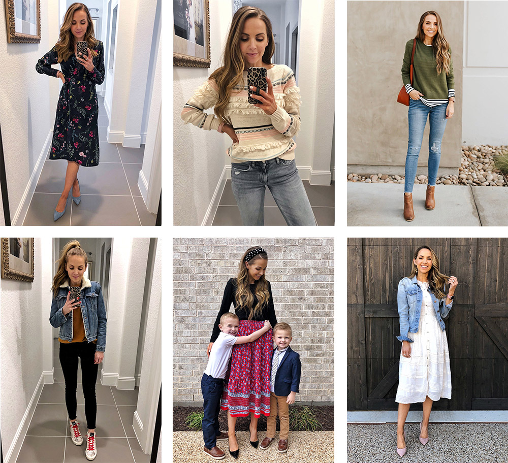 weekend recap collage