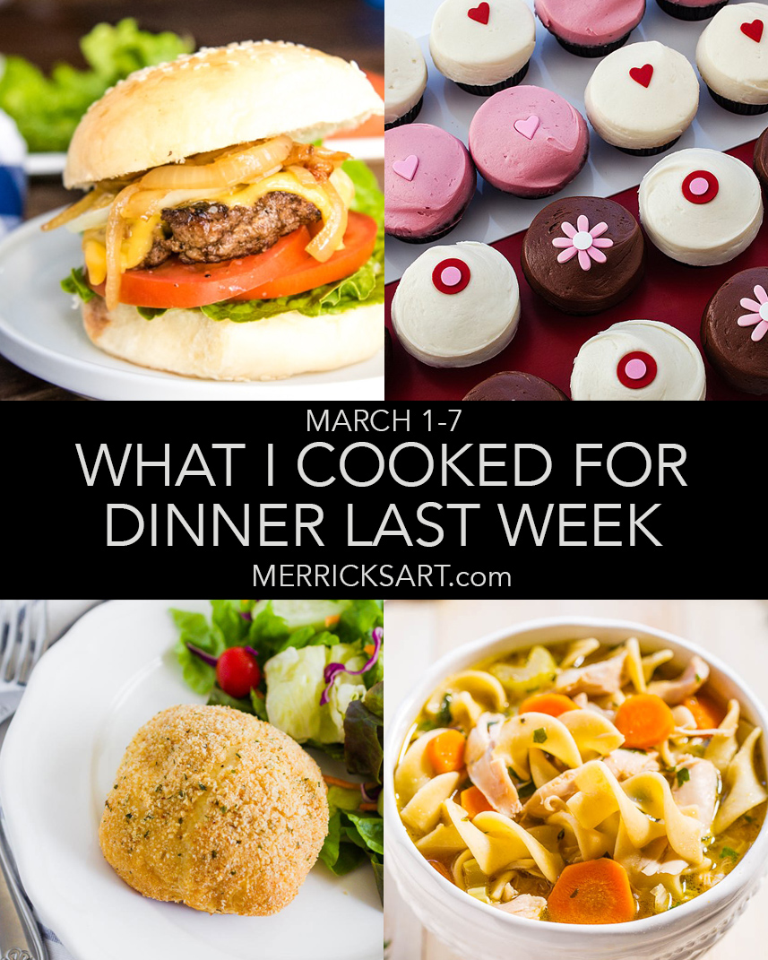 collage of menu recipes