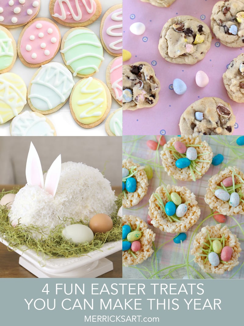 easter treats collage