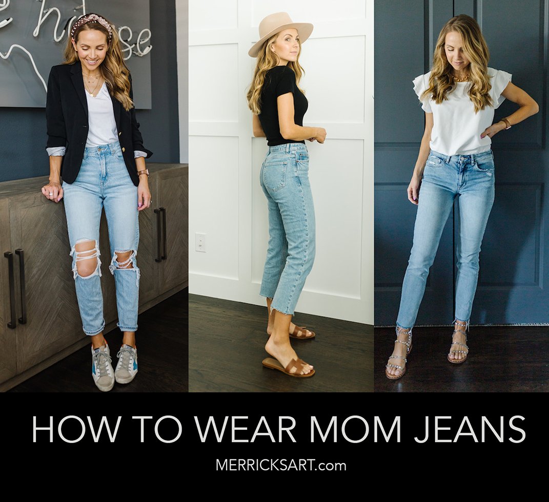 mom jeans outfits