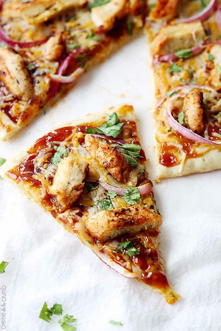 bbq chicken pizza