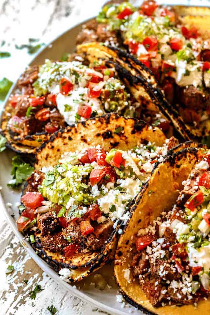carne asada tacos