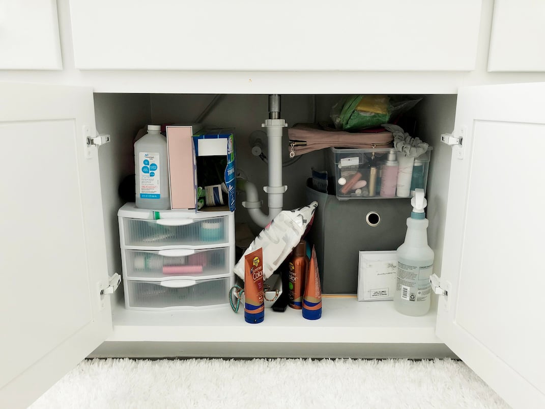 bathroom cupboard