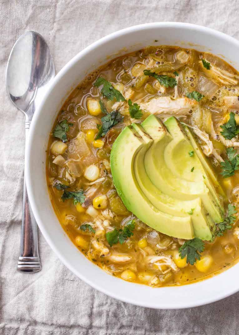 green chicken chili
