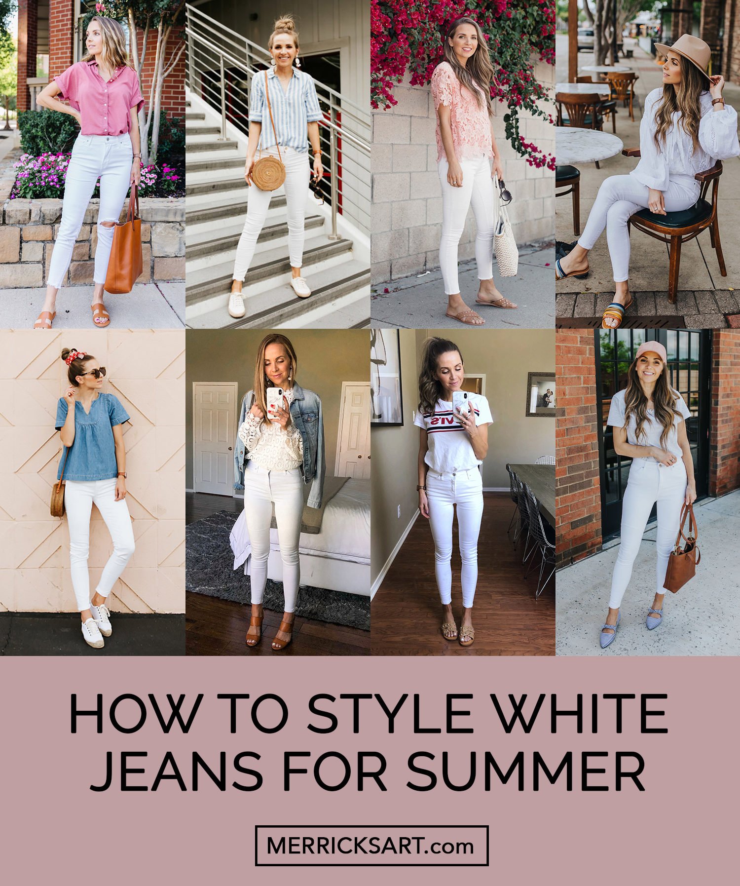 white jeans outfit ideas