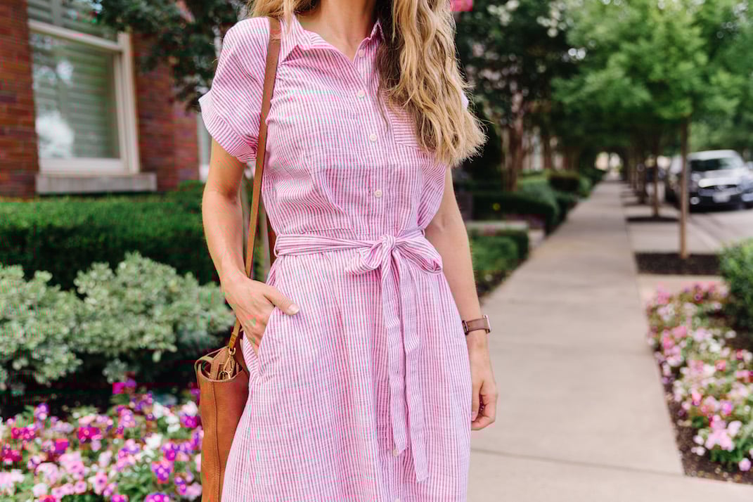 summer shirt dress from walmart