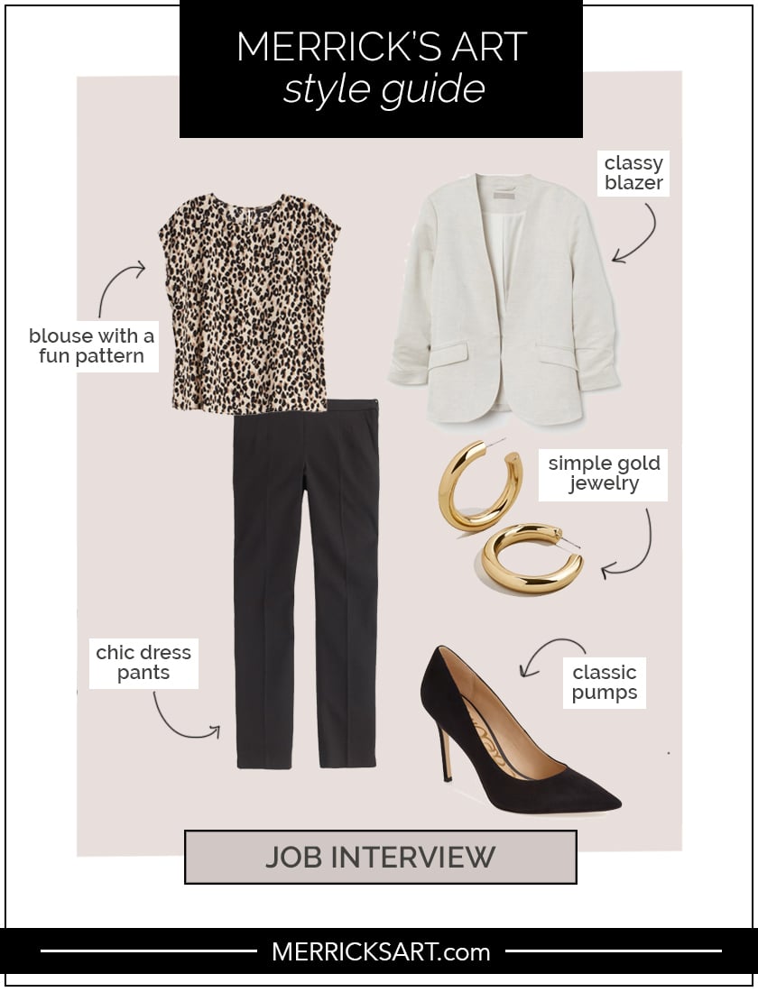 blazer and dress pants outfit