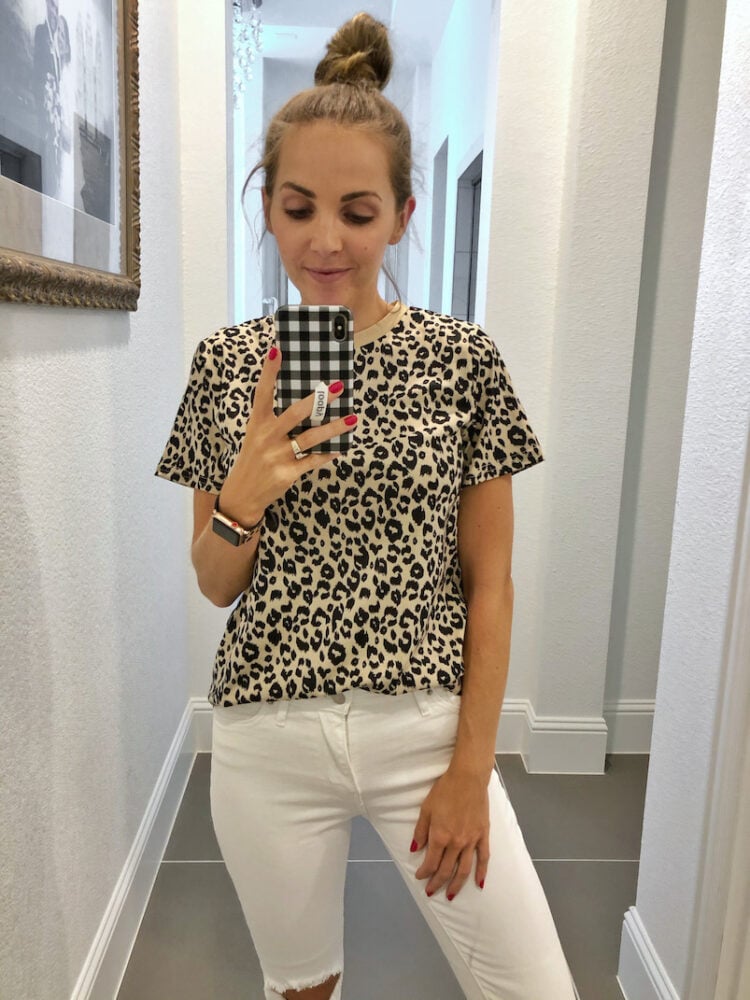 amazon leopard tee