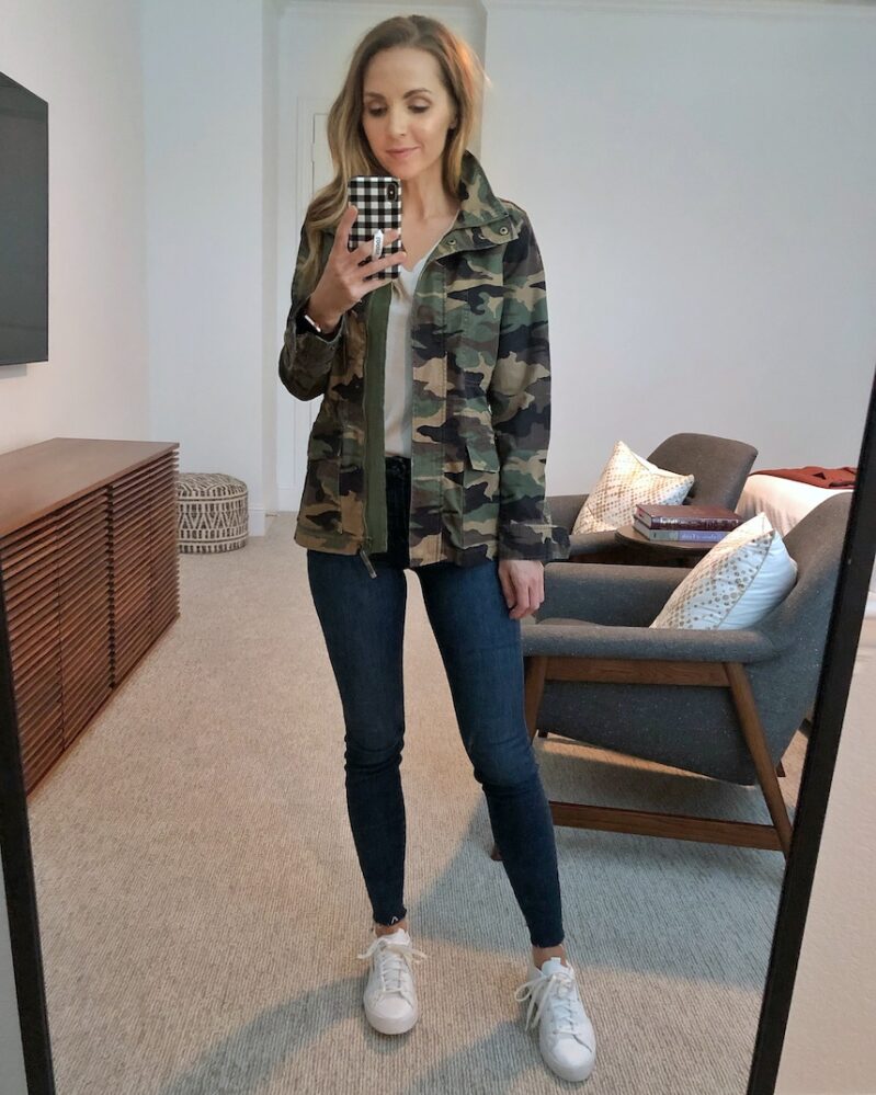 white Adidas sneakers