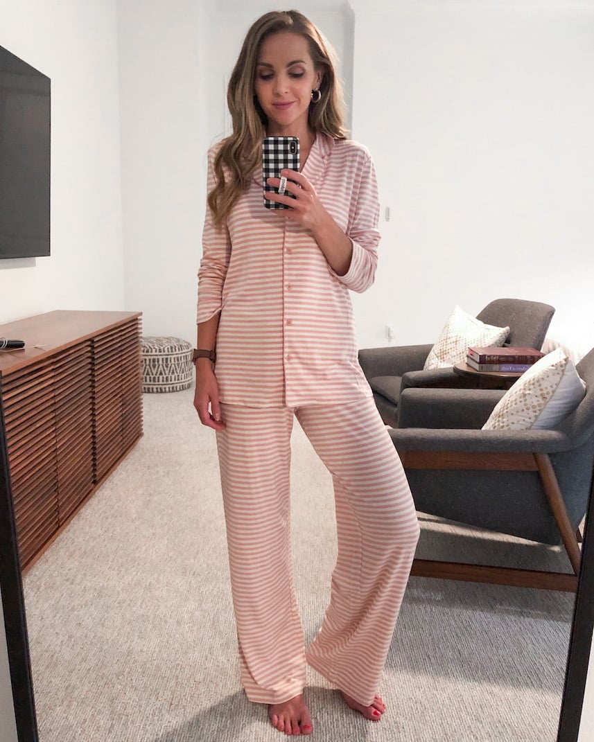 nordstrom striped pajamas