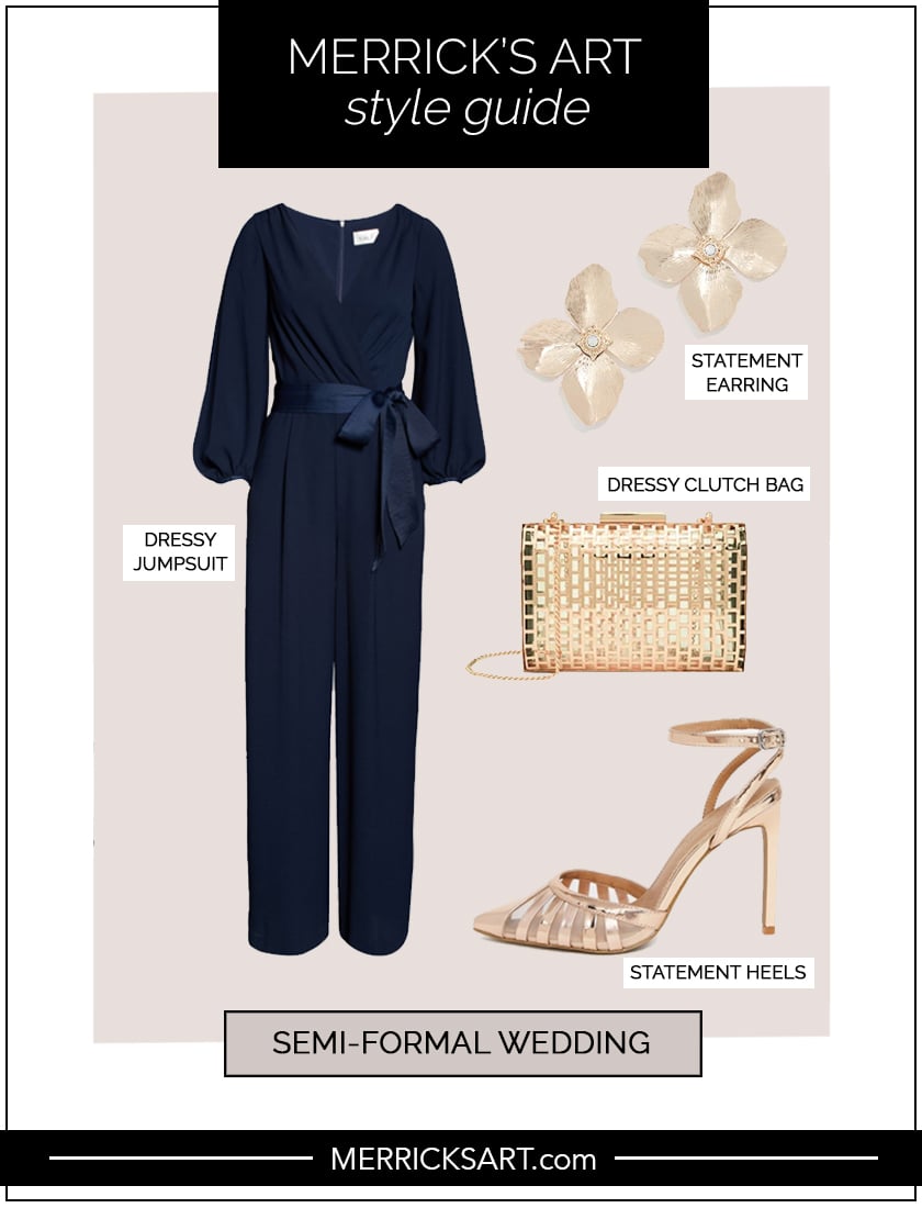 style guide for semi formal wedding dress code