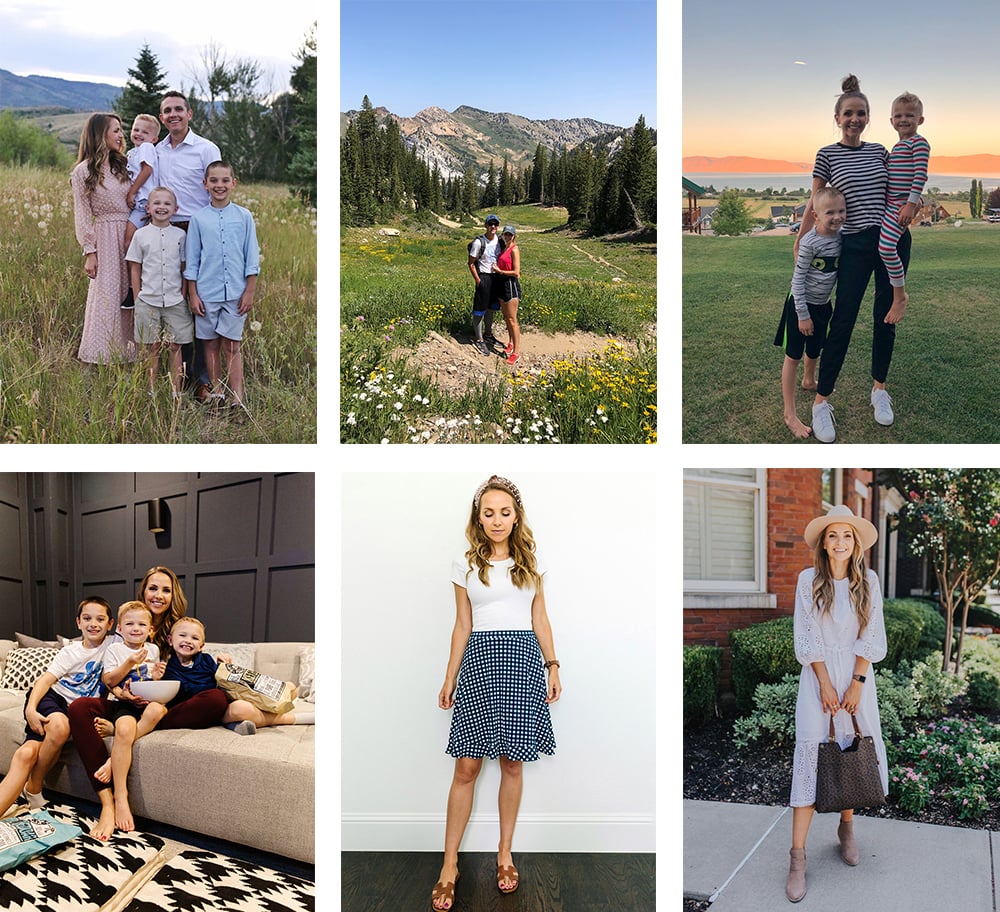 weekend recap image collage