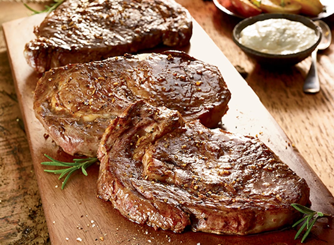 weekly menu ribeye