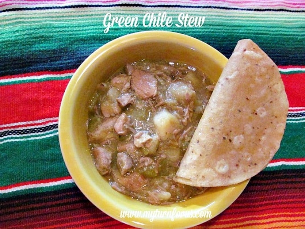 weekly menu green chile stew