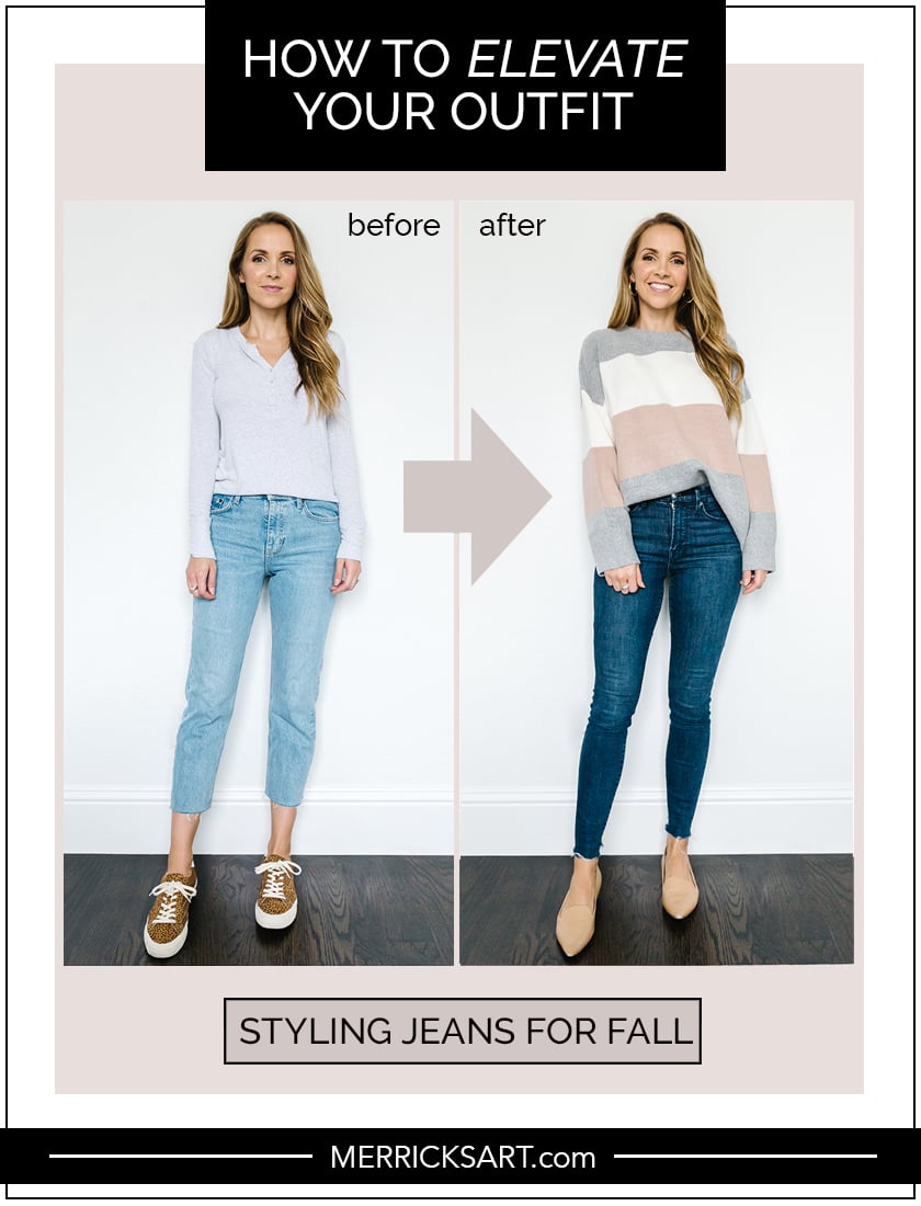 styling jeans for fall