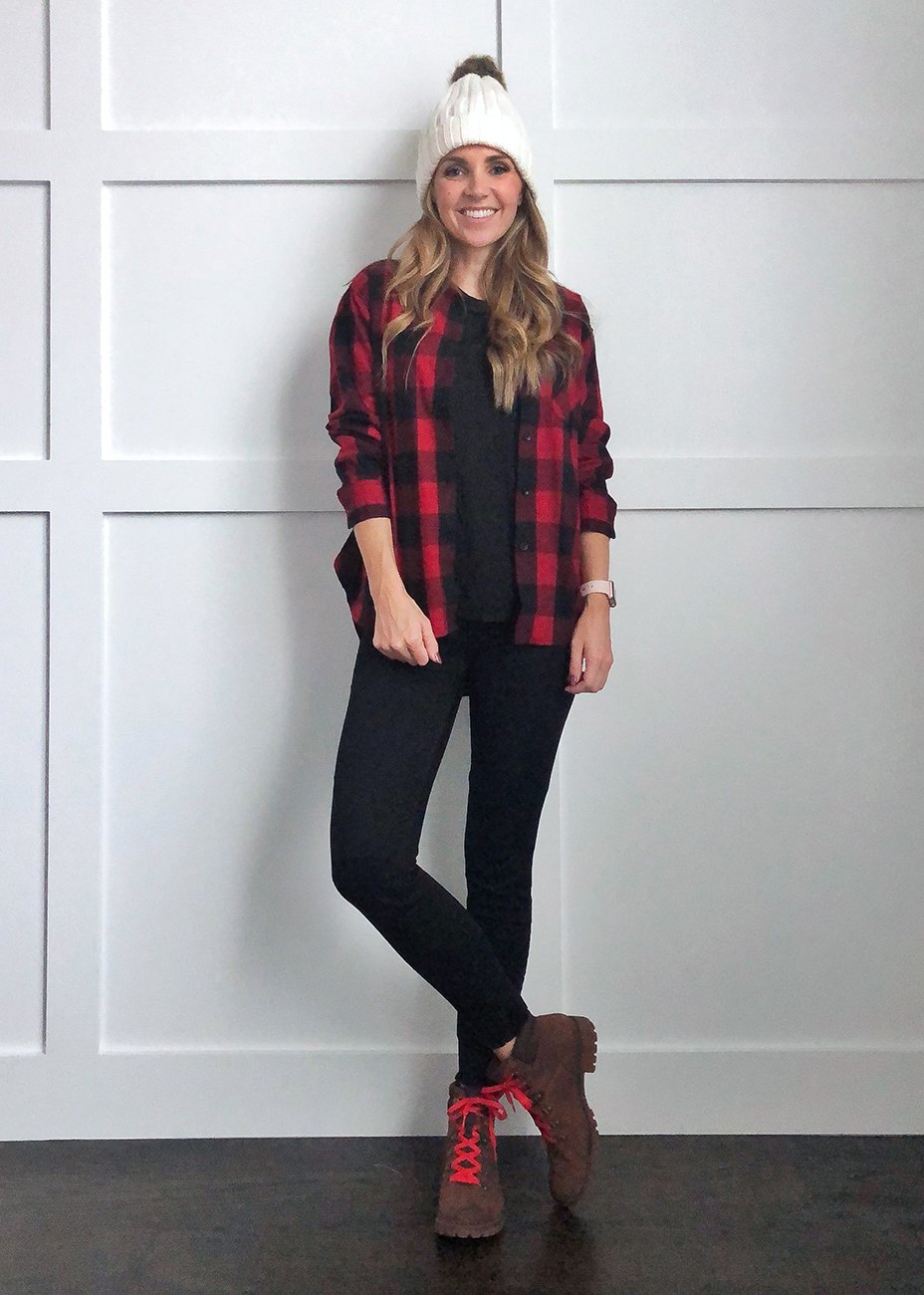 plaid shirt outfits