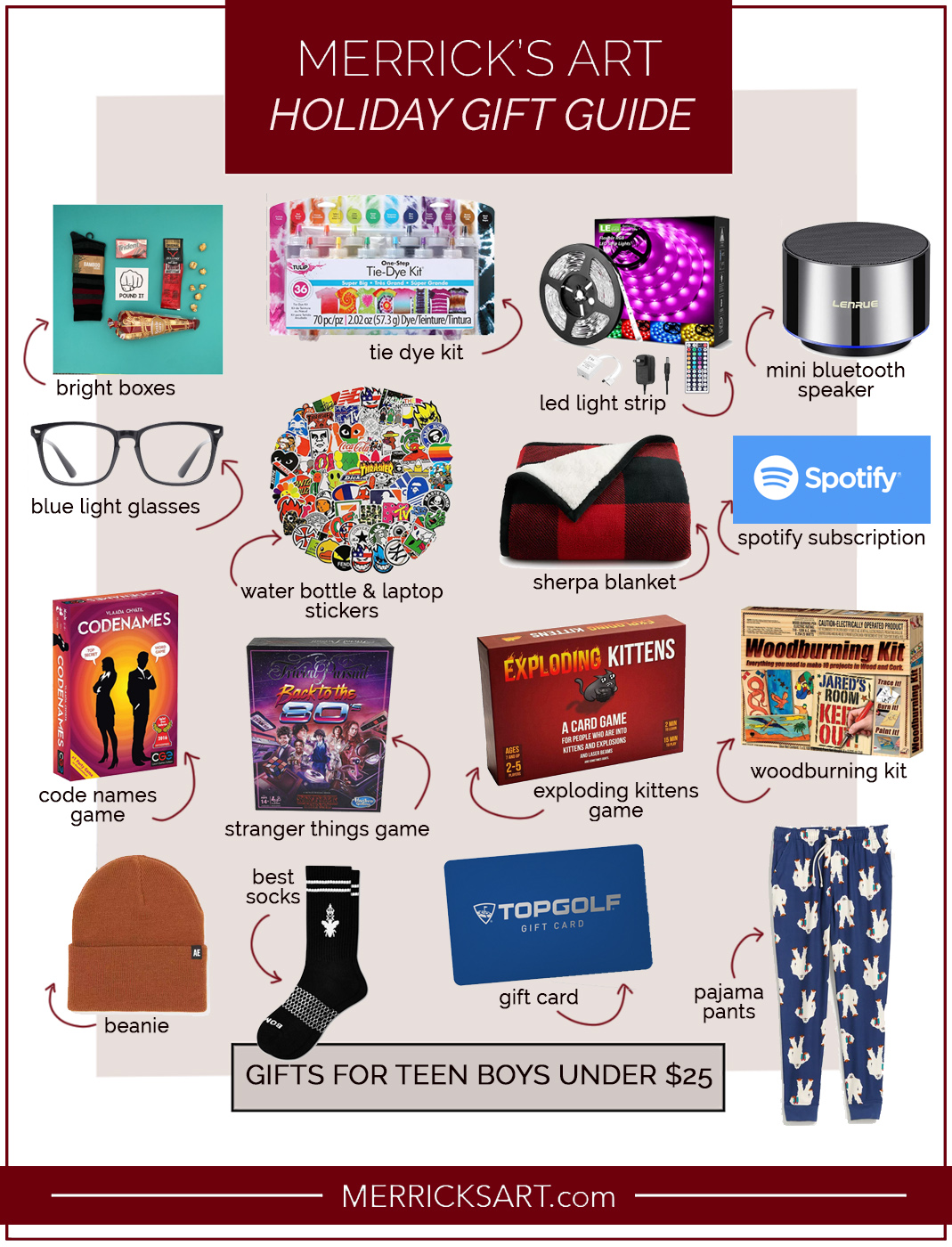 gifts for boys under $25