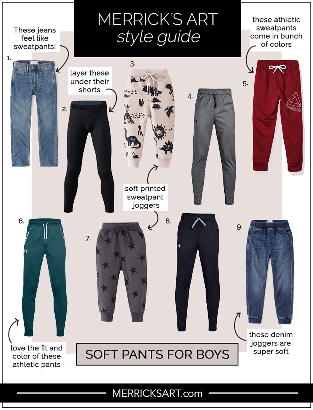 soft pants for boys