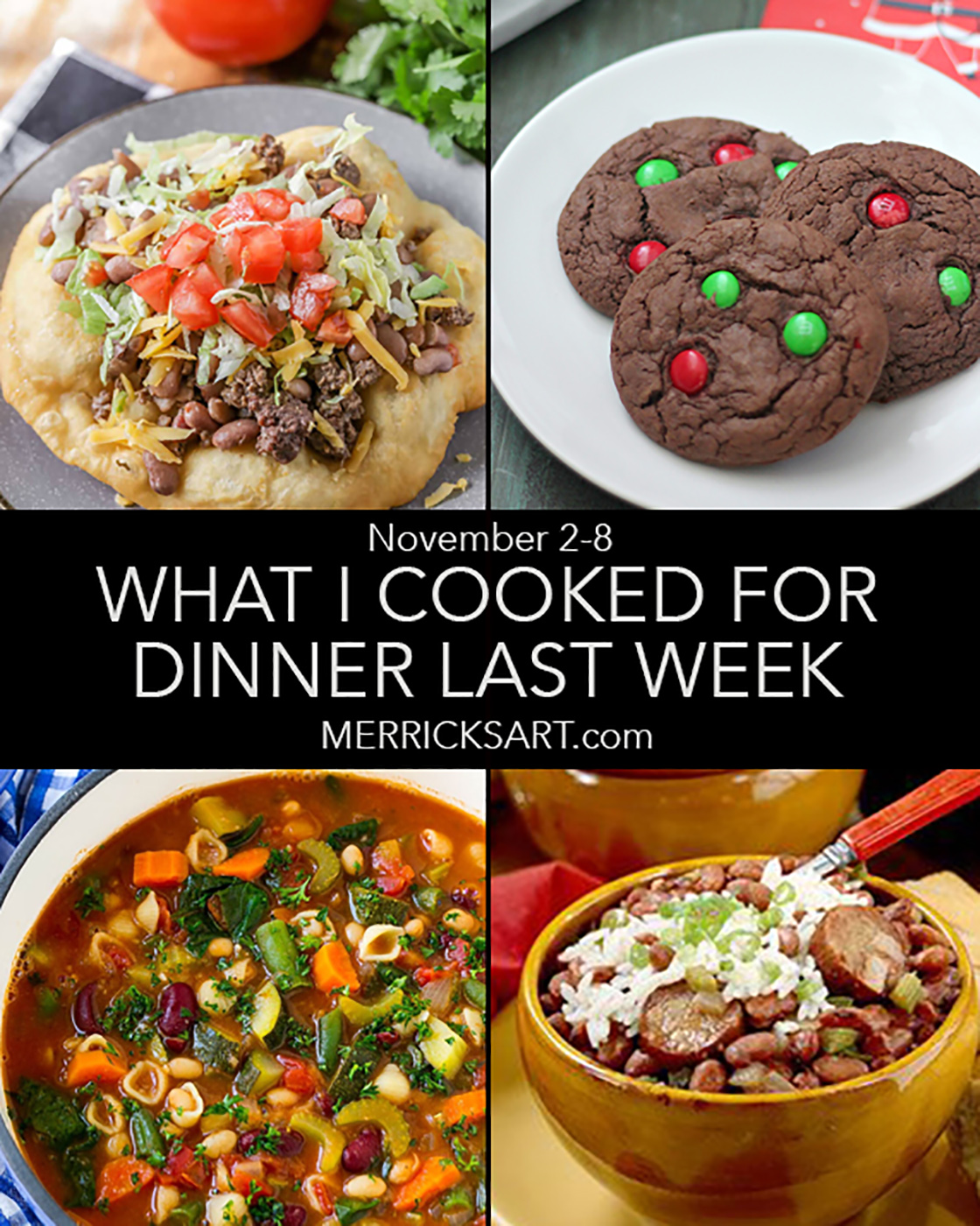 weekly menu November 8