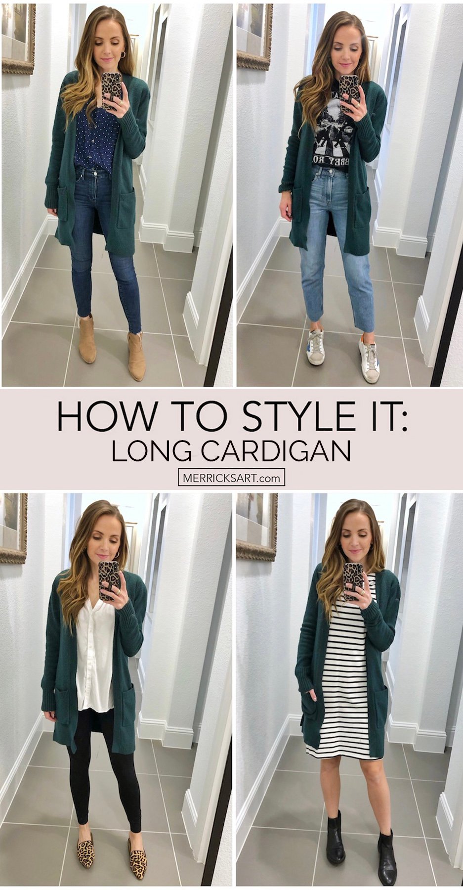 how to wear a cardigan