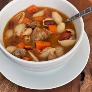 meatball soup dinner idea