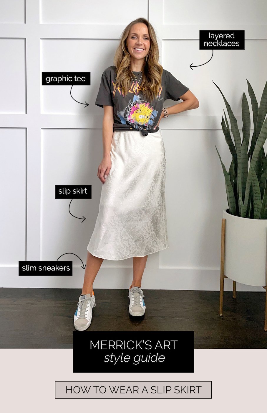how to wear a slip skirt