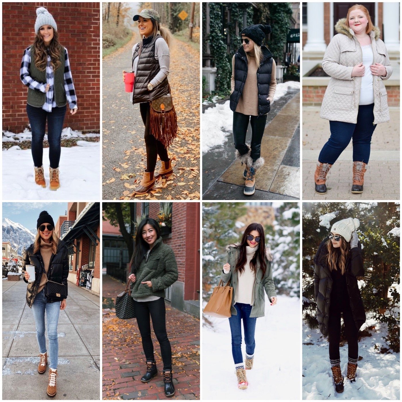 winter boots outfits