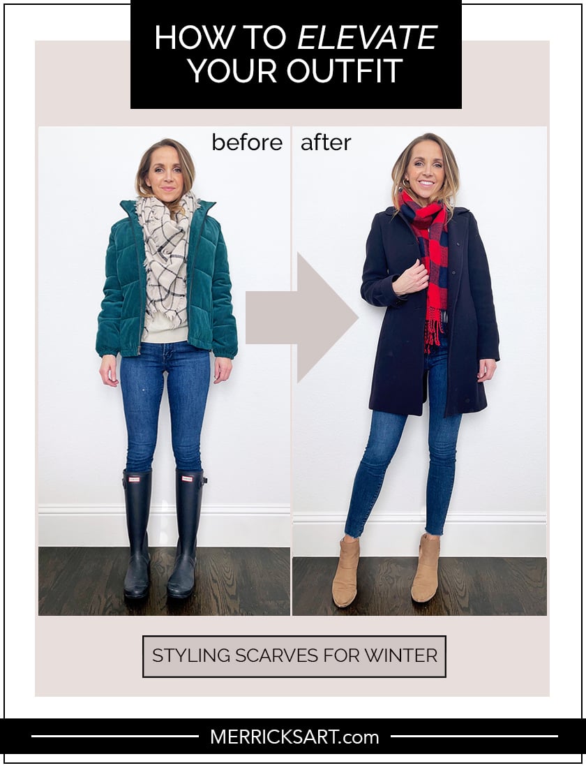 how to wear a scarf